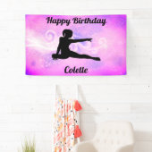 Gymnastik "Happy Birthday" Banner für kundenspezif (Insitu)