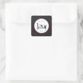 Gymnastik "Happy Birthday" Black Sparkle Stickers (Tasche)