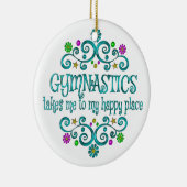 Gymnastik Happy Place Keramik Ornament (Rechts)