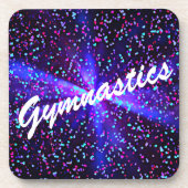 Gymnastik Hartplastik Untersetzer (Vorderseite)