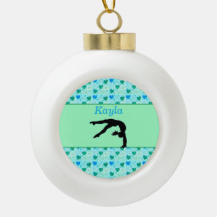 Gymnastik Herz Gerahmte Ornamente