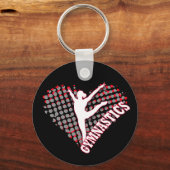 Gymnastik Herz Keychain Schlüsselanhänger (Vorderseite)