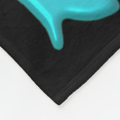 Gymnastik Hinterhand Ausstieg Aquamarin Fleecedecke (Ecke)