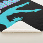 Gymnastik Hinterhand Ausstieg Aquamarin Sherpadecke (3/4)