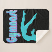 Gymnastik Hinterhand Ausstieg Aquamarin Sherpadecke (Vorderseite (Horizontal))