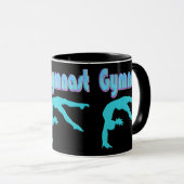 Gymnastik Hinterhand Ausstieg Aquamarin Tasse (VorderseiteRechts)