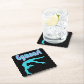 Gymnastik Hinterhand Ausstieg Aquamarin Untersetzer (Vor Ort)