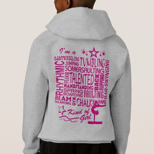 Gymnastik Hoodie (Rückseite)