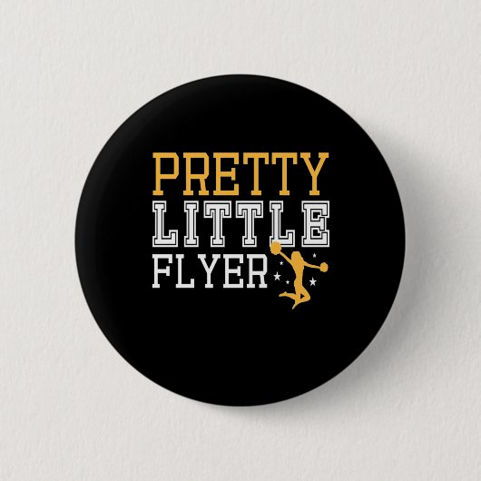 Gymnastik Hübsch Kleiner Flyer Button (Vorderseite)