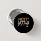 Gymnastik Hübsch Kleiner Flyer Button (Vorne & Hinten)