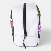 Gymnastik Hula Hoop Tanz buntes Muster Geschenk Waschbeutel (Rechts)