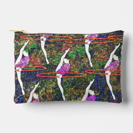 Gymnastik Hula Hoop Tanz buntes Muster Geschenk Zubehörtasche