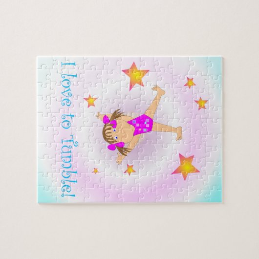 Gymnastik - I Liebe zu Tummelpuzzle Puzzle (Horizontal)