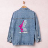 Gymnastik Ich bin ein Gymnast Ich bin intelligente Jeansjacke (Hangar)