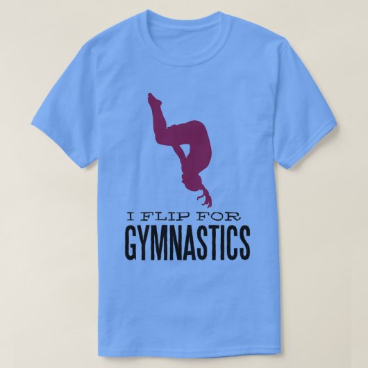 Gymnastik ich für Gymnastik Gedreht 7 T-Shirt (Design vorne)
