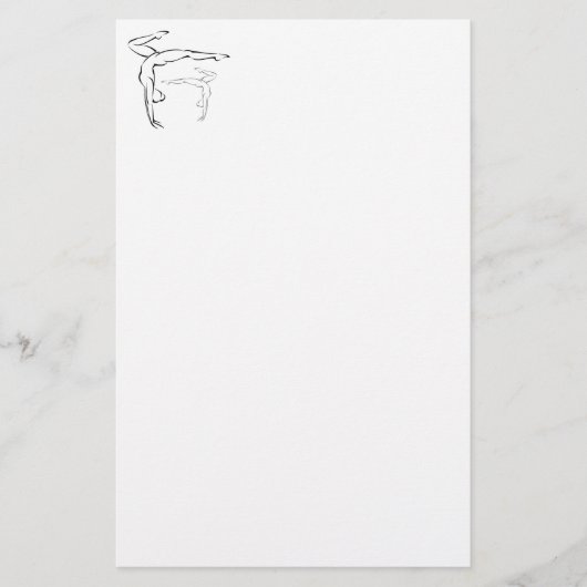 Gymnastik II Briefpapier (Vorderseite)