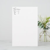 Gymnastik II Briefpapier (Stehend Vorderseite)