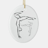 Gymnastik II Keramik Ornament (Rechts)