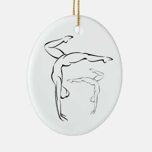 Gymnastik II Keramik Ornament (Rechts)