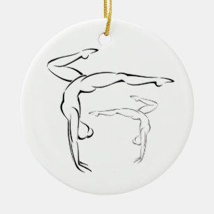 Gymnastik II Keramik Ornament
