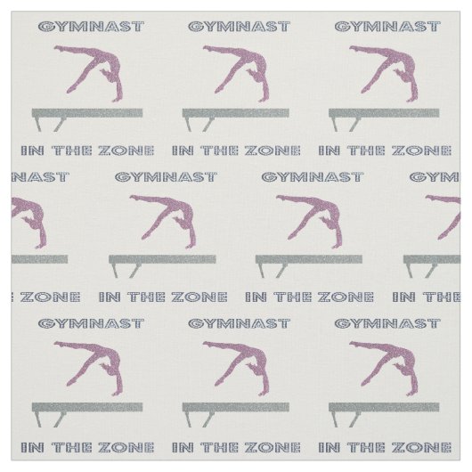 Gymnastik in der Zone Balance Beam Stoff (Muster)