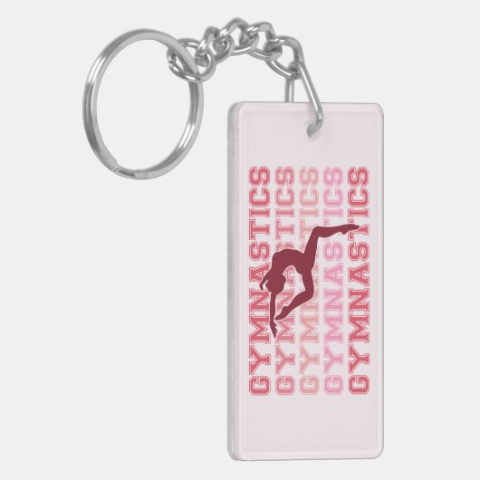 Gymnastik Inspiriert Schlüsselanhänger (Vorderseite links)