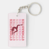 Gymnastik Inspiriert Schlüsselanhänger (Rückseite)