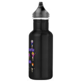 Gymnastik ist besser mit Freunden Edelstahlflasche (Rechts)