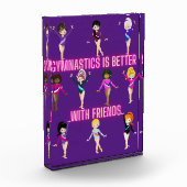 Gymnastik ist besser mit Freunden Fotoblock (Links)