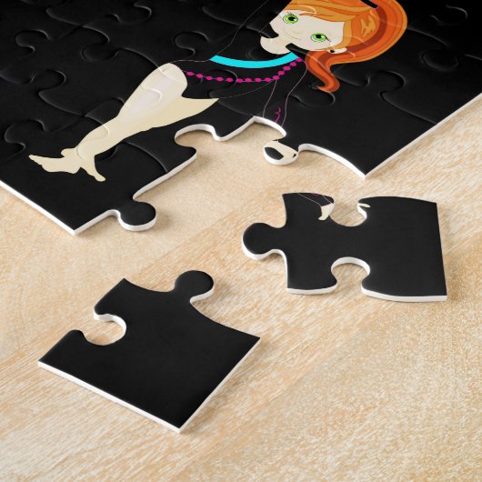 Gymnastik ist besser mit Freunden Gymnastikteam Puzzle (Seite)