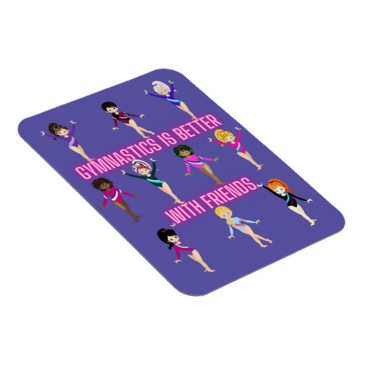 Gymnastik ist besser mit Freunden Magnet (Rechte Seite)