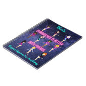 Gymnastik ist besser mit Freunden Personalisiert Notizblock (Linke Seite)