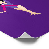 Gymnastik ist besser mit Freunden Poster (Ecke)