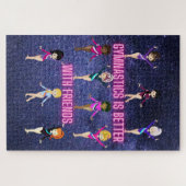 Gymnastik ist besser mit Freunden Puzzle (Horizontal)