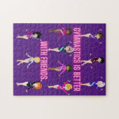 Gymnastik ist besser mit Freunden Puzzle (Horizontal)