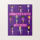 Gymnastik ist besser mit Freunden Puzzle (Vertikal)