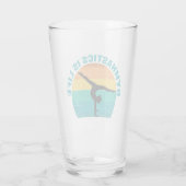 Gymnastik ist das Life Cool Sunset Gymnastik Glas (Rückseite)