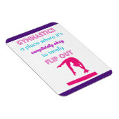 Gymnastik ist ein Ort, an dem es gut ist, auszuste Magnet (Rechte Seite)