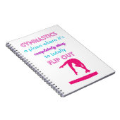 Gymnastik ist ein Ort, an dem es gut ist, auszuste Notizblock (Rechte Seite)