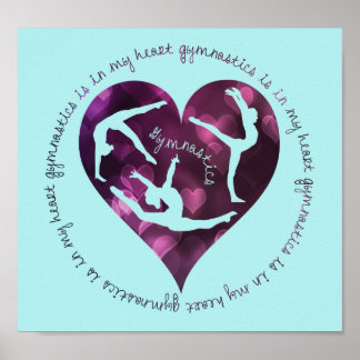 Gymnastik ist in My Heart 28" x 20" Poster