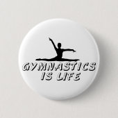 Gymnastik ist Leben Button (Vorderseite)
