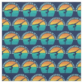 Gymnastik ist Leben Stoff (Muster)