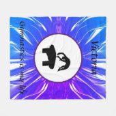 Gymnastik ist mein Leben - Gymnastik-Vault Fleecedecke (Vorderseite (Horizontal))