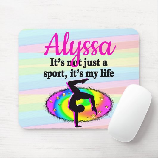 GYMNASTIK IST MEIN LEBEN MOUSEPAD (Mit Mouse)