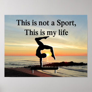 GYMNASTIK IST MEIN LEBEN POSTER