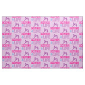 Gymnastik ist mein Leben Stoff (Fat Quarter (45,7 x 55,9 cm))
