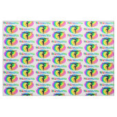 GYMNASTIK IST MEIN LEBEN STOFF (Fat Quarter (45,7 x 55,9 cm))