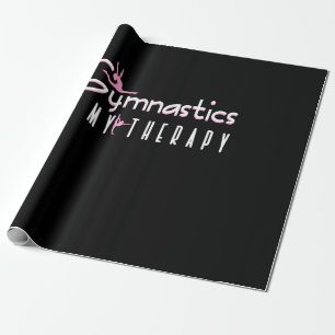 Gymnastik ist meine Therapie Geschenkpapier