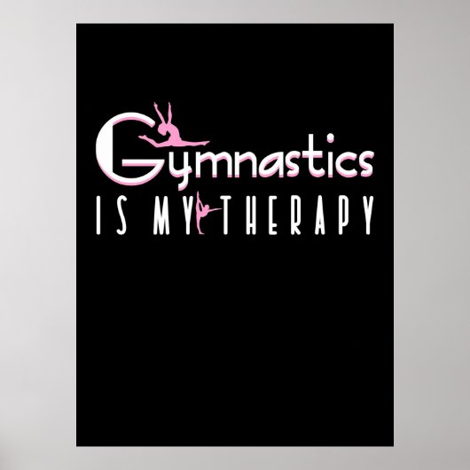 Gymnastik ist meine Therapie Poster (Vorne)