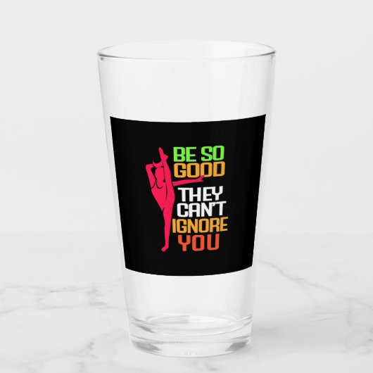 Gymnastik ist so gut glas (Vorderseite)